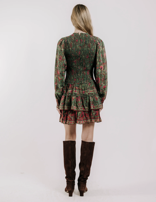 Yolanda Mini Dress in Helena Print