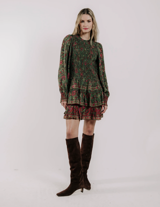 Yolanda Mini Dress in Helena Print