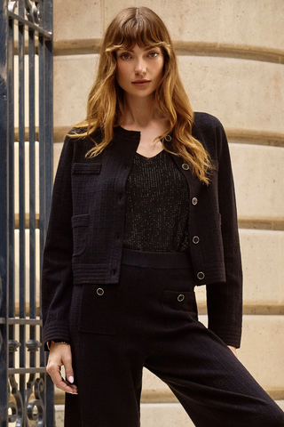 LDS Cover Up Jacket in Black