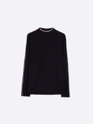 Knitted Black & Ecru Sweater