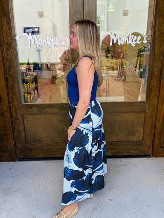 Ada in Indigo Lilies