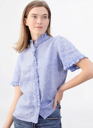 Bessie Blouse in Chambray