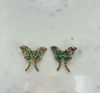 Medium Rosie Butterfly - Green Multi