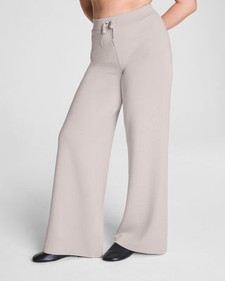 Spanx wide leg airessentials pants in french grey