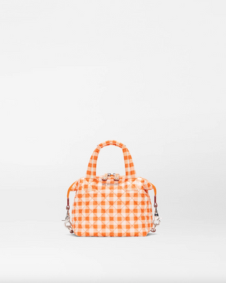 Micro Sutton in Sunset Orange Gingham