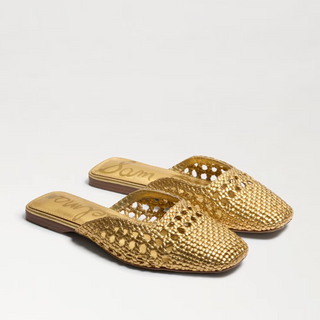 Nola Mule Slide in Gold