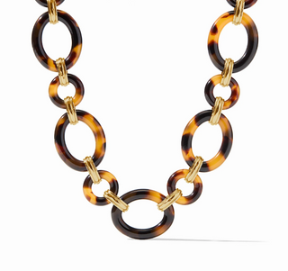 Madison Link Necklace Tortoiseshell
