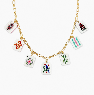 Mahjong Multi Tile Charm Necklace