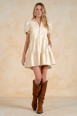 The Ellie Dress in Cream