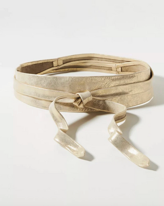 Wrap Belt in Gold