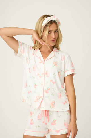 Paloma Mama Sweet Sips 3-Piece PJ Set in Ivory