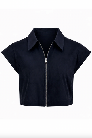 DADE TOP NAVY SUEDE TS