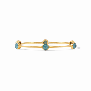 Milano Luxe Bangle-Iridescent Montana Blue-M