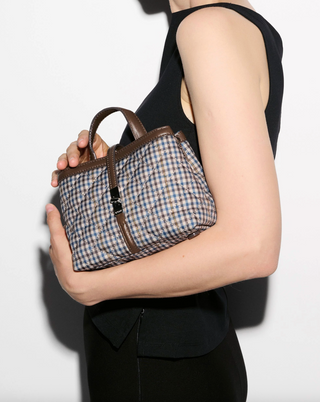 Mini Astor Top Handle in Heritage Check