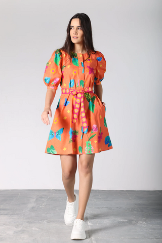 Skyla Dress in Garden Art
