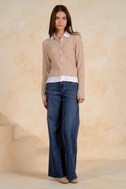 The Katie Sweater in Tan