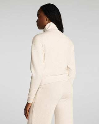 Spanx Airessentials® Track Jacket in Oatmeal Heather