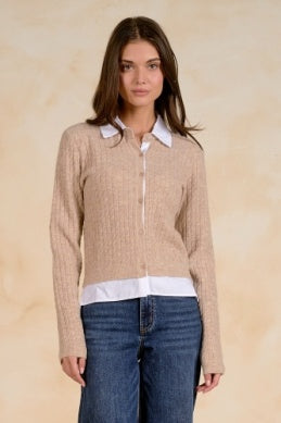The Katie Sweater in Tan