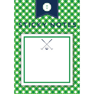 Golf Sticky Notes