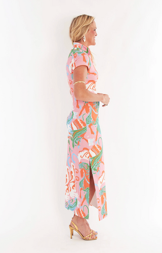 Tarpon Dress in Nouveau Guava