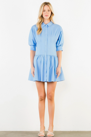 Kennedy Puff Sleeve Mini Dress