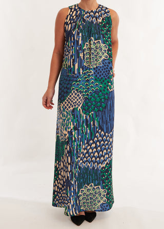Grace Maxi in Popplet Blue Spruce