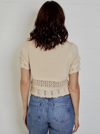 Alana Top in Linen