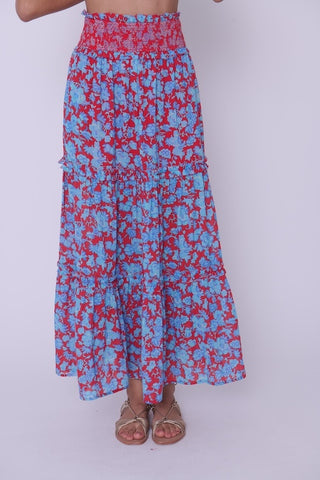 Raquel Skirt in Paola Floral Print