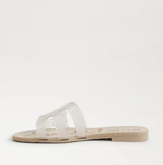 Bay Jelly Sandal in Clear Sand