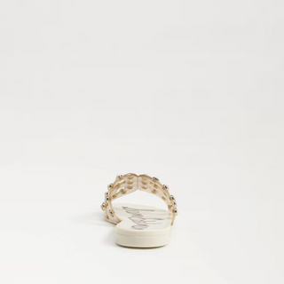 Bay Jelly Slide Sandal in Transparent Ivory