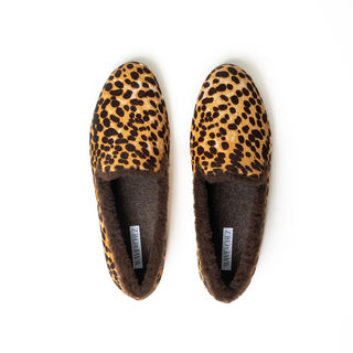The Audrey Loafer in Leopard Pony