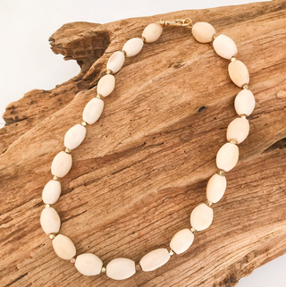 Tribal Oval Studded Necklace