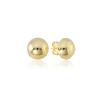 Small Soulful Studs-Shiny