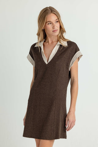 London Dress in Midnight Espes