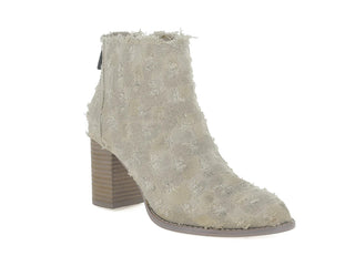Anika Bootie in Cream Wash
