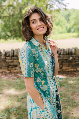 Sutton Dress in Paisley Ribbon