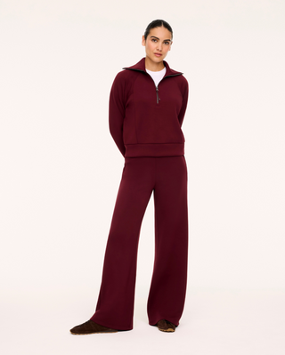 Spanx Airessentials® Half Zip in Vino