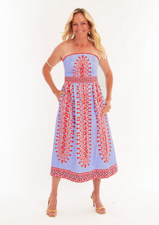 Spence Dress in Americana