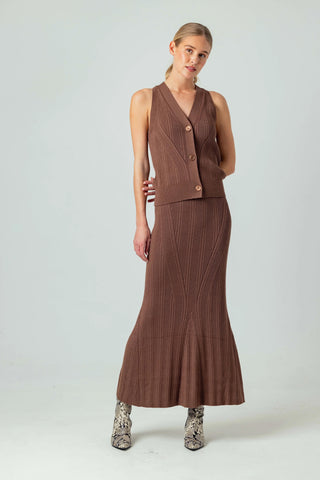Sana Skirt in Hickory