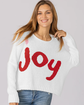 Joy Oversized Crew Chunky in Pure Snow
