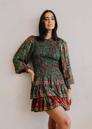 Yolanda Mini Dress in Helena Print