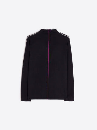 Knitted Black & Ecru Sweater