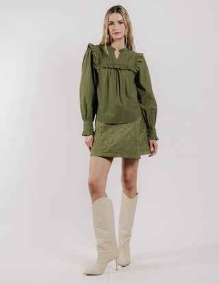 Tallulah Top in Olive